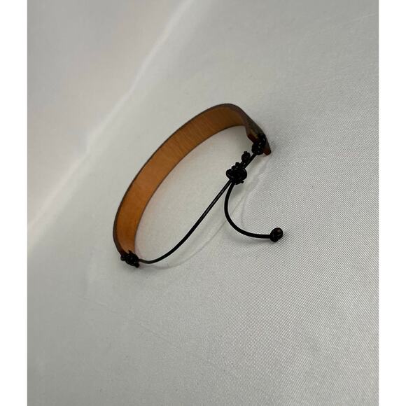 Louis Vuitton Monogram Canvas Slide Bracelet Vachetta leather - Picture 5 of 10